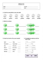 English Worksheet: Diagnostic Test