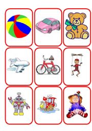 English Worksheet: Toys