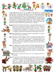 English Worksheet: role play : In Santas Workshop - playscript