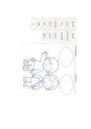 English Worksheet: greetings to form