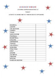 English Worksheet: dictation