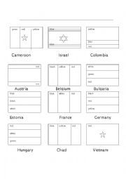 English Worksheet: Colors