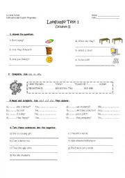 English Worksheet: Revision
