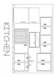 English Worksheet: rooms of the house