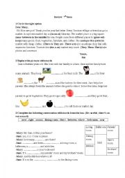 English Worksheet: review 7th form