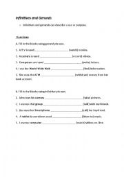 English Worksheet: Gerunds