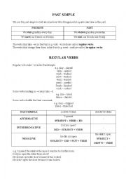 English Worksheet: Past simple 