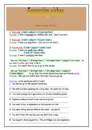 English Worksheet: wishes 