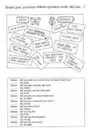 English Worksheet: Past simple