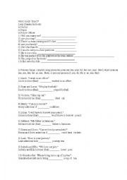 English Worksheet: Reported Speech