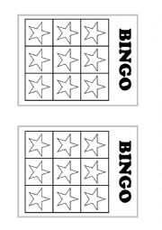 English Worksheet: Colour bingo - make your own!