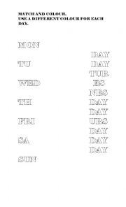 Days of the week