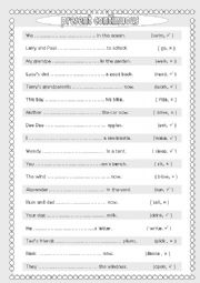 English Worksheet: present continuous