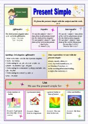 English Worksheet: Present Simple