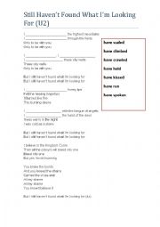 English Worksheet: Present Perfect with U2