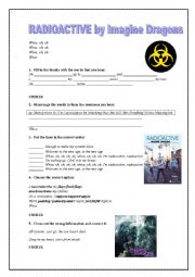 English Worksheet: Radioactive by Imagine Dragons