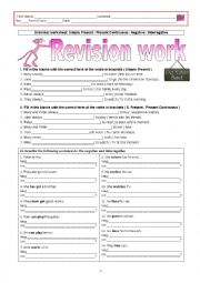 English Worksheet: Revision work