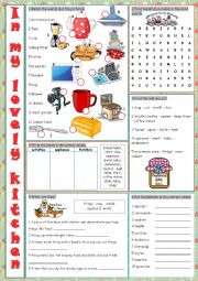 kitchen Things 2 (10.07.09) - ESL worksheet by manuelanunes3