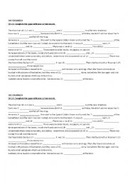 English Worksheet: THE STRANGER - CHAPTER 13