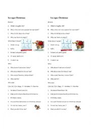 English Worksheet: ice_age_christmas