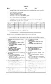 English Worksheet: How to use twitter 