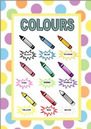 English Worksheet: colours