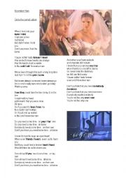 English Worksheet: November Rain