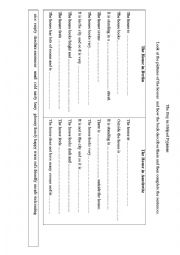 English Worksheet: compare the Houses in The Boy with Striped Pyjamas
