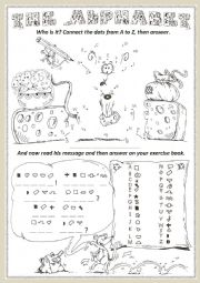 English Worksheet: The Alphabet