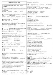 English Worksheet: general practise exam