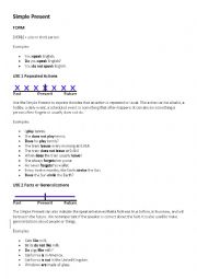 English Worksheet: PresentSimple