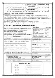 English Worksheet: 9TH YEAR EVALUATION PAPERS ( GRAMMAR )