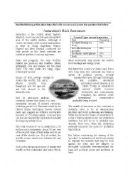 English Worksheet: Comprehension