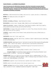 English Worksheet: Cowboy illustrated dictionary