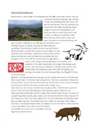 English Worksheet: Maria and the Friendly Goat
