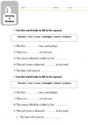 English Worksheet: Vocabulary about Leisure time or museum