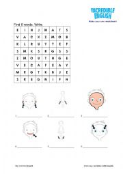wordsearch_parts of the body