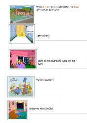 English Worksheet: Present simple versus present continuous