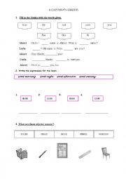 English Worksheet: quiz for little kids