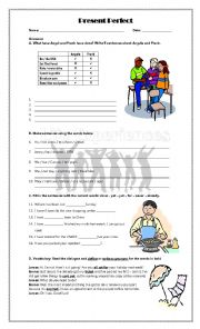 English Worksheet: Present Perfect