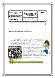 end-of-term test 3   7th form  Tunisian sts 