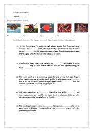 English Worksheet: Football