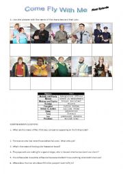 English Worksheet: Come Fly With Me