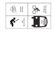 English Worksheet: Go fish past tense part 1
