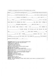 English Worksheet: PHRASAL VERBS