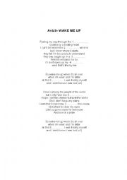 English Worksheet: Song 