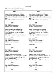 English Worksheet: Listening activity - Topic Professions