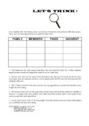 English Worksheet: Beach problem