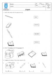 English test for kids