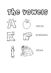 English Worksheet: The vowels